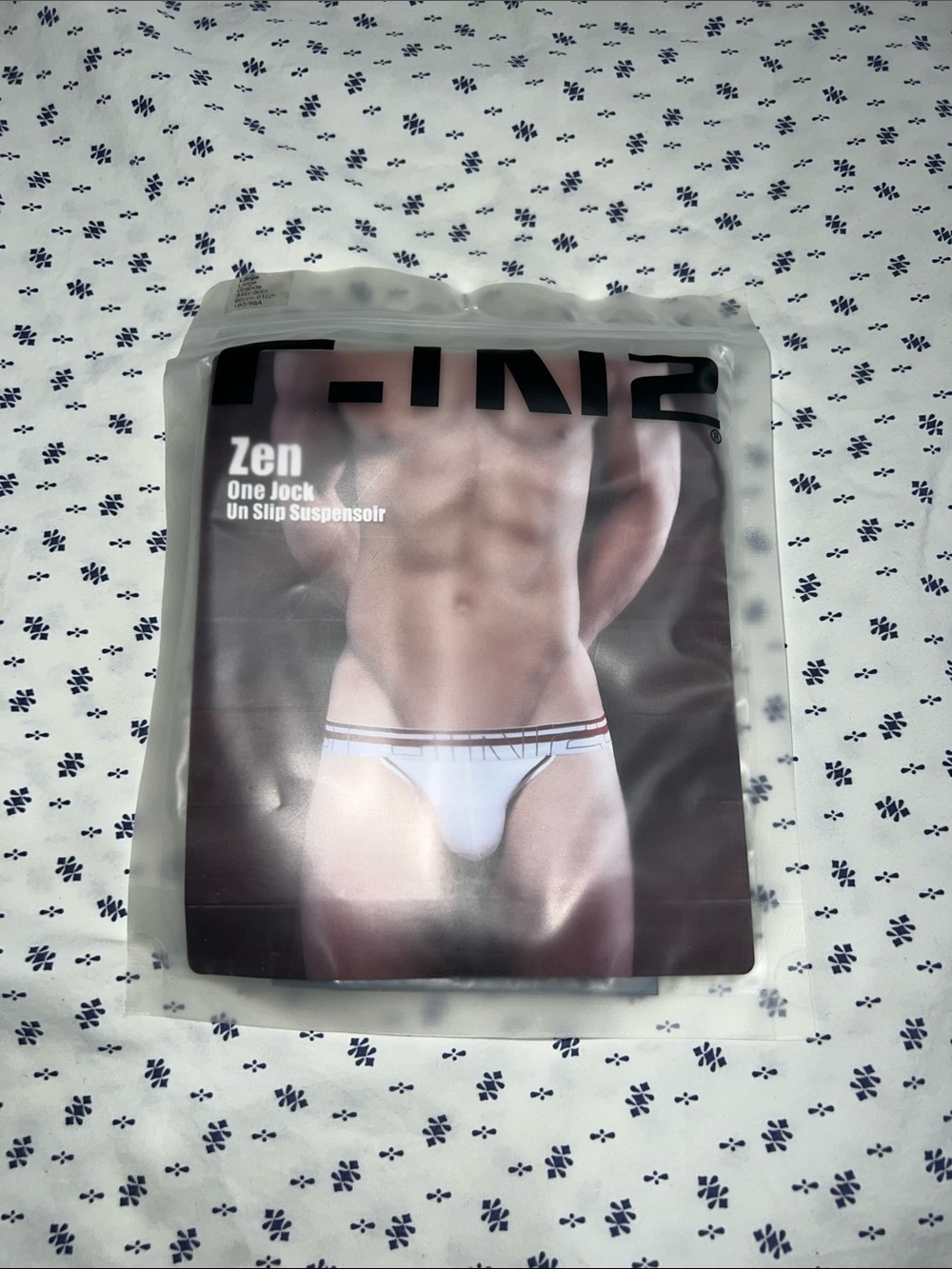 ZEN Men's White One-Lock Brief – Supportive Low-Rise Jock